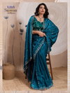 Swayam By Sethnic Lifestyle Metallic Velvet Satin Saree Wholesale Price In Surat